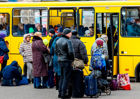 В Киеве начали готовить транспорт для эвакуации жителей
