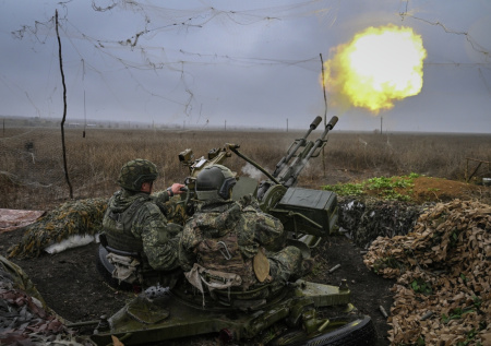 Появились кадры ожесточенных боев за Алексеевку