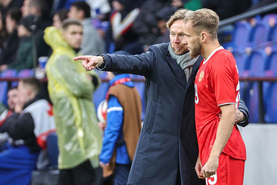 Товарищеский матч по футболу между командами национальной сборной России и национальной сборной Боливии