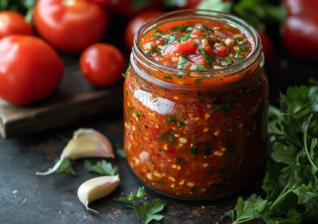 Вкуснее аджики и проще кетчупа! Улетает вмиг — обалденный кубанский соус. Вкусно к мясу и на хлебушек