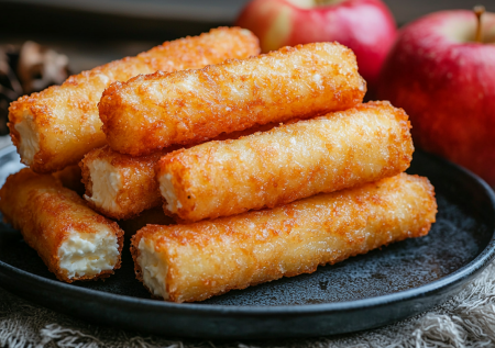 Если дома есть творог и яблоки, готовлю эту вкуснятину: нежные палочки — на завтрак и перекус