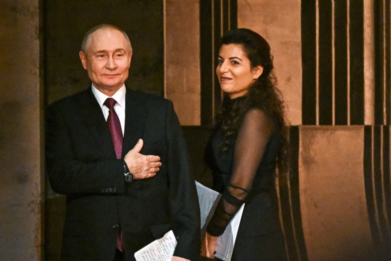 Владимир Путин и Маргарита Симоньян