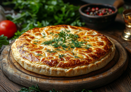 Осетинский фыдджин с мясом: тесто на кефире и сочная начинка. Удивляем гостей без лишних хлопот