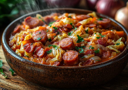 Домашнее рагу: мешаю капусту с беконом и получаю обалденный вкус — простой рецепт вкуснейшего блюда