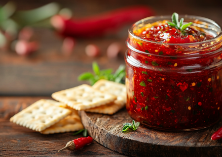 Этот соус готовится одной рукой – сладко-острый джем к мясу вместо магазинного кетчупа