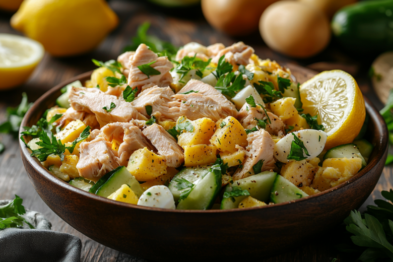 Салат с копченой курицей: быстрый рецепт