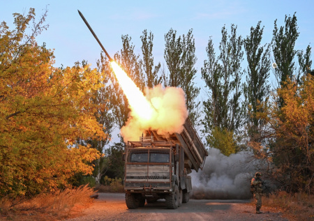 Российские солдаты уничтожили установку HIMARS под Черниговом