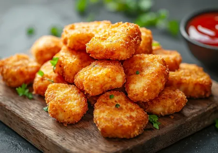 Белковый перекус без жарки: сочные куриные наггетсы за 20 минут — готовлю так, и никакого жира