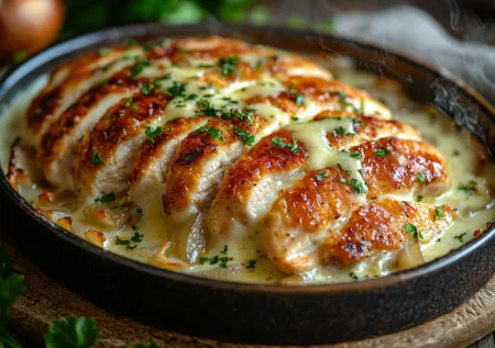 Нежная куриная грудка под сыром за 40 минут — вкусно и легко
