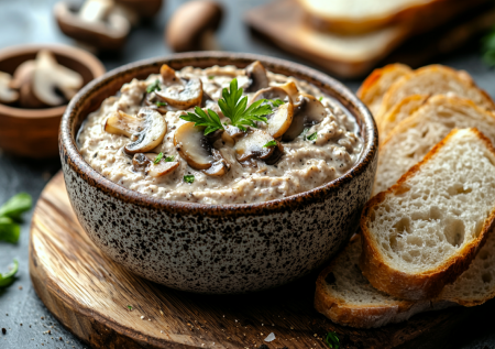 Нежный паштет из курицы с грибами: рецепт со сливочным сыром для лучших бутербродов в жизни