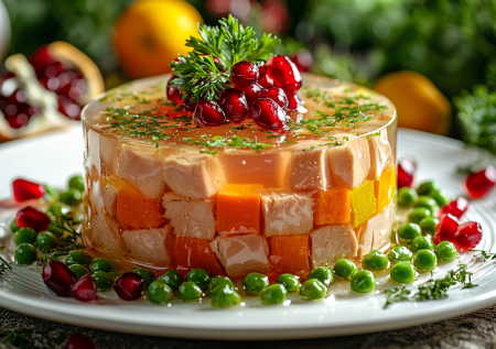 И не надо тысячу лет варить холодцы: заливное «Новогодняя ночь» вкуснее — простой рецепт с курицей сразит всех