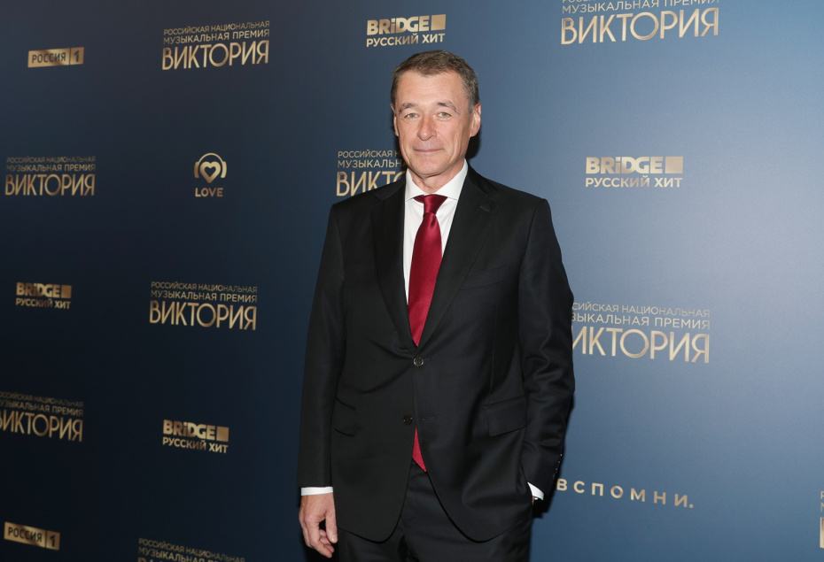 Юрий Костин (президент музыкальной премии «Виктория») на гала-ужине Российской национальной музыкальной премии «Виктория»