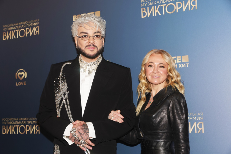 Филипп Киркоров и Яна Рудковская на гала-ужине Российской национальной музыкальной премии «Виктория»