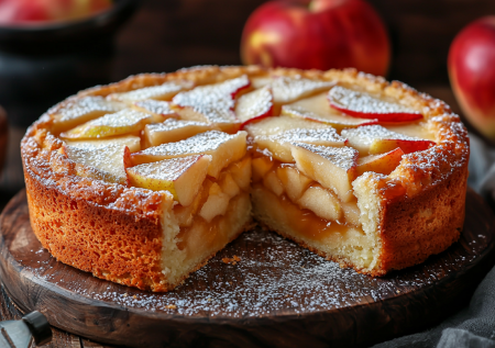 Карамельная шарлотка: простой рецепт с небольшим секретом для вкуса