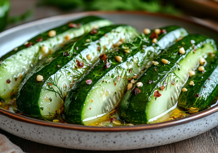 Маринованные огурцы в микроволновке за 3 минуты: точь-в-точь как из банки