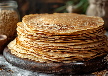 Только гречка и вода нужны для этих обалденных блинов: проще простого