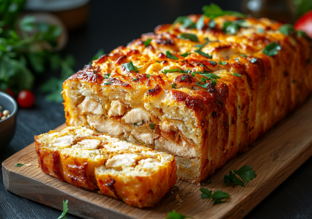 Куриный пирог из 1 стакана муки и 2 стаканов кефира: и на обед, и на ужин, и на праздничный стол