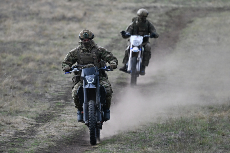 Военнослужащие на тренировке подразделения спецназа