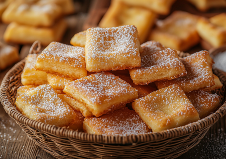 Гора печенья по элементарному рецепту — нужны яйца, мука и чуток сахара