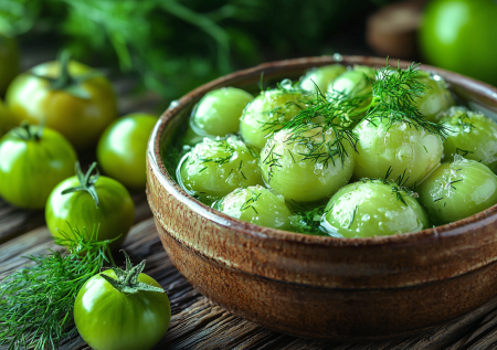 Зеленые помидоры как в СССР — тот самый вкус из детства! Быстро и просто