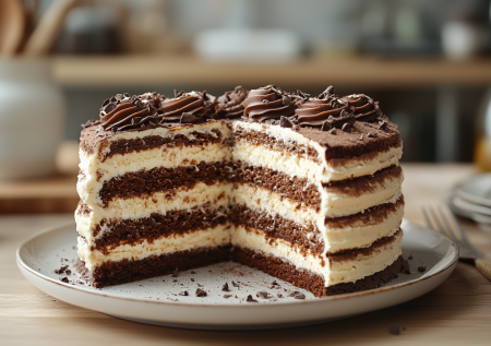 Простой торт на сковороде с масляным кремом: справится даже тот, кто никогда не был на кухне