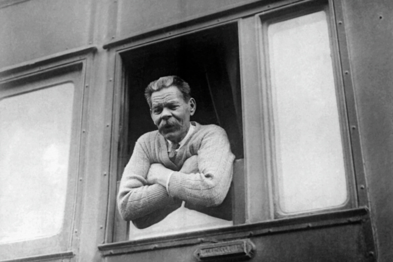 Максим Горький, вернувшийся из Италии в СССР. 28 мая 1928 года