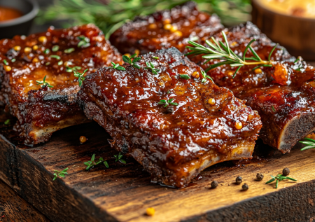 Готовим идеальные ребрышки с овощным соусом — рецепт с нежнейшим результатом