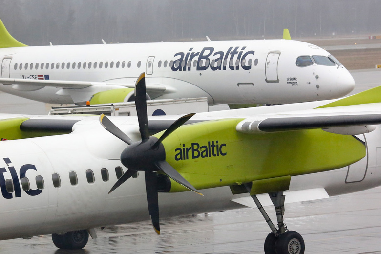 Самолеты авиакомпании AirBaltic