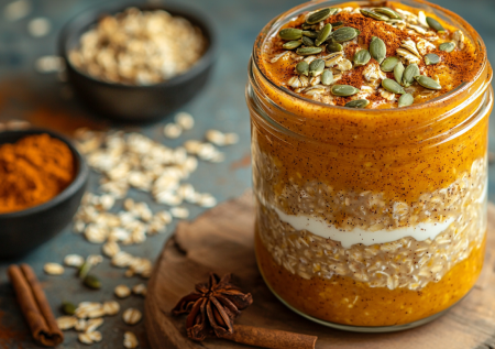 Забудьте о каше из пакетиков! Эта тыквенная овсянка изменит ваше отношение к завтракам