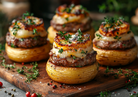 Вместо котлет готовлю сочные стожки — мясо и гарнир в одном блюде: 30 минут и кушаем