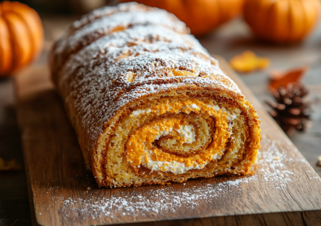 Комбо из тыквы и апельсина, которое меня покорило, — теперь этот рецепт рулета в моем личном топе