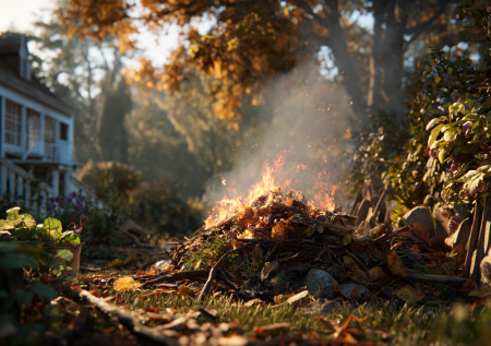 Тихий порядок: сжигаем растительные остатки, не нарушая требования МЧС