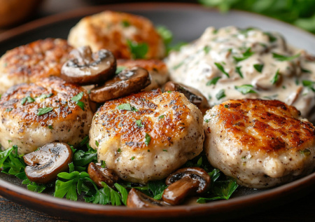 Вкуснее мяса! Нежнейшие зразы из картошки с грибами! Сочные золотистые кружочки на ужин или перекус