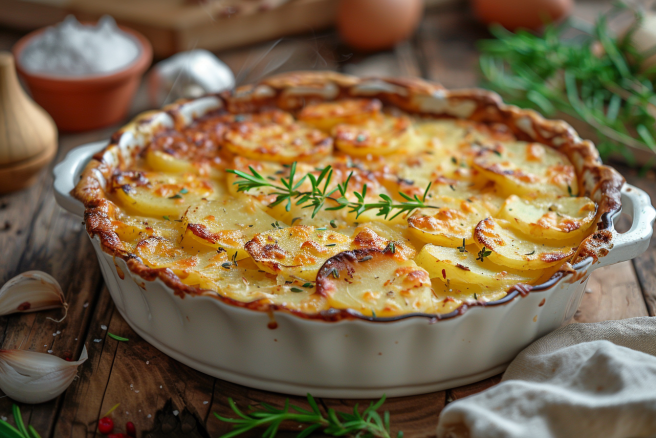 Картофельная запеканка с фаршем