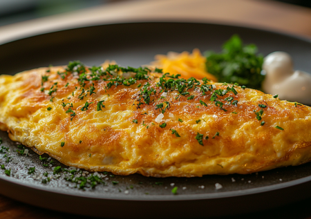 Завтрак мечты: пышный французский омлет с сыром за 6 простых шагов