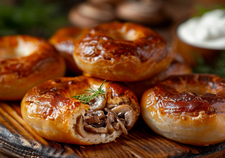 Беляши без мяса? Да! Сытная выпечка с грибами и луком — тает во рту