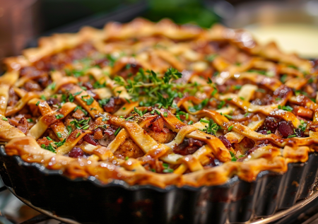 Зачем добавлять бруснику в мясной пирог? Ответ в этом рецепте!