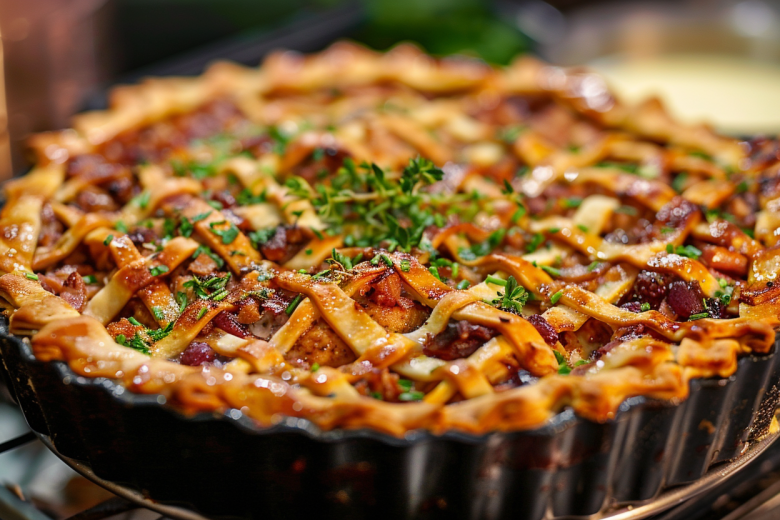 Зачем добавлять бруснику в мясной пирог? Ответ в этом рецепте!