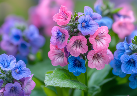 Многолетник-хамелеон — меняет розовые бутоны на синие: не болеет, не требует укрытия на зиму