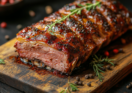 Моя лучшая закуска на каждый Новый год — готовлю домашнюю буженину: сочный деликатес без хлопот