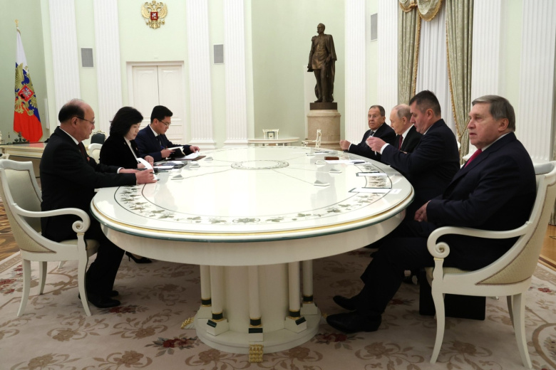 Встреча с министром иностранных дел КНДР Цой Сон Хи