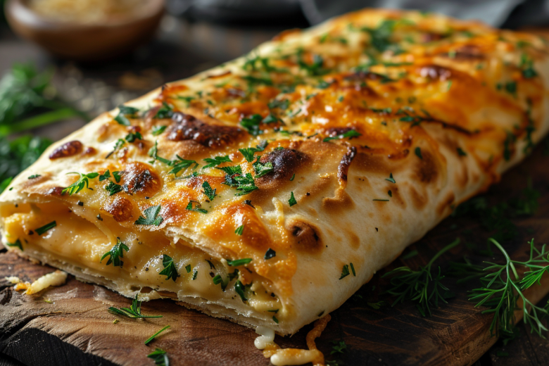 Рулет из лаваша с сыром