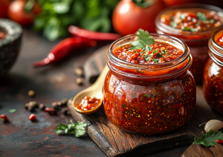 Соус буздякский краснодарский. Ароматный, насыщенный соус из томатов и болгарского перца — отлично подходит к мясу
