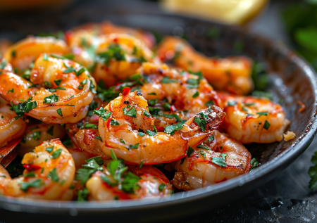 Аромат на весь дом — креветки с чесноком! 10 минут — и готово!