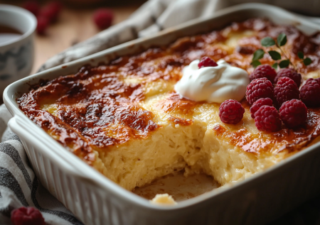 Рецепт точь-в-точь как в садике: самая пушистая творожная запеканка — а готовится проще некуда