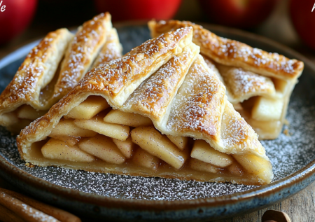 Два яблока и горстка муки. Пеку нежные гребешки с яблоками. Тесто на твороге — просто волшебство! Вкусно, просто и необычно