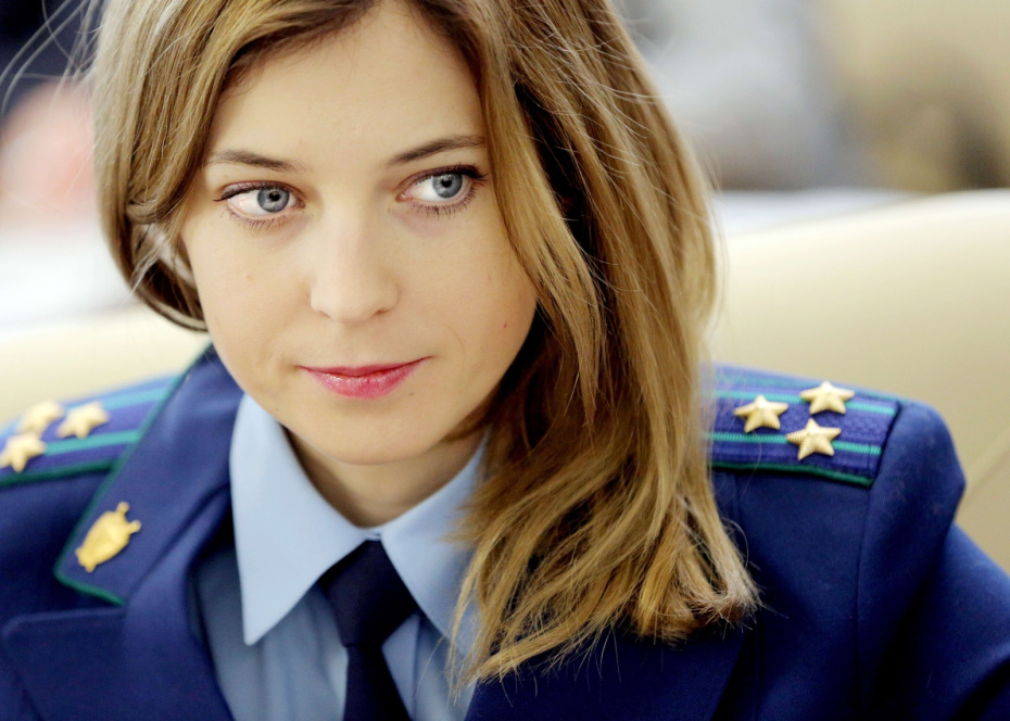 Наталья Поклонская на заседании Совета министров