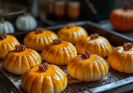 Булочки «Тыквы» на Хеллоуин — очень простой и вкусный рецепт. Эту вкуснятину сметут за минуту