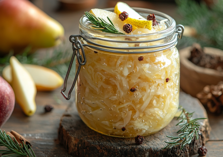 Соседи услышат хруст: рецепт квашенной капусты в банке с грушей