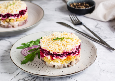 Селедка под шубой из СССР — рецепт родом из детства! Просто и вкусно